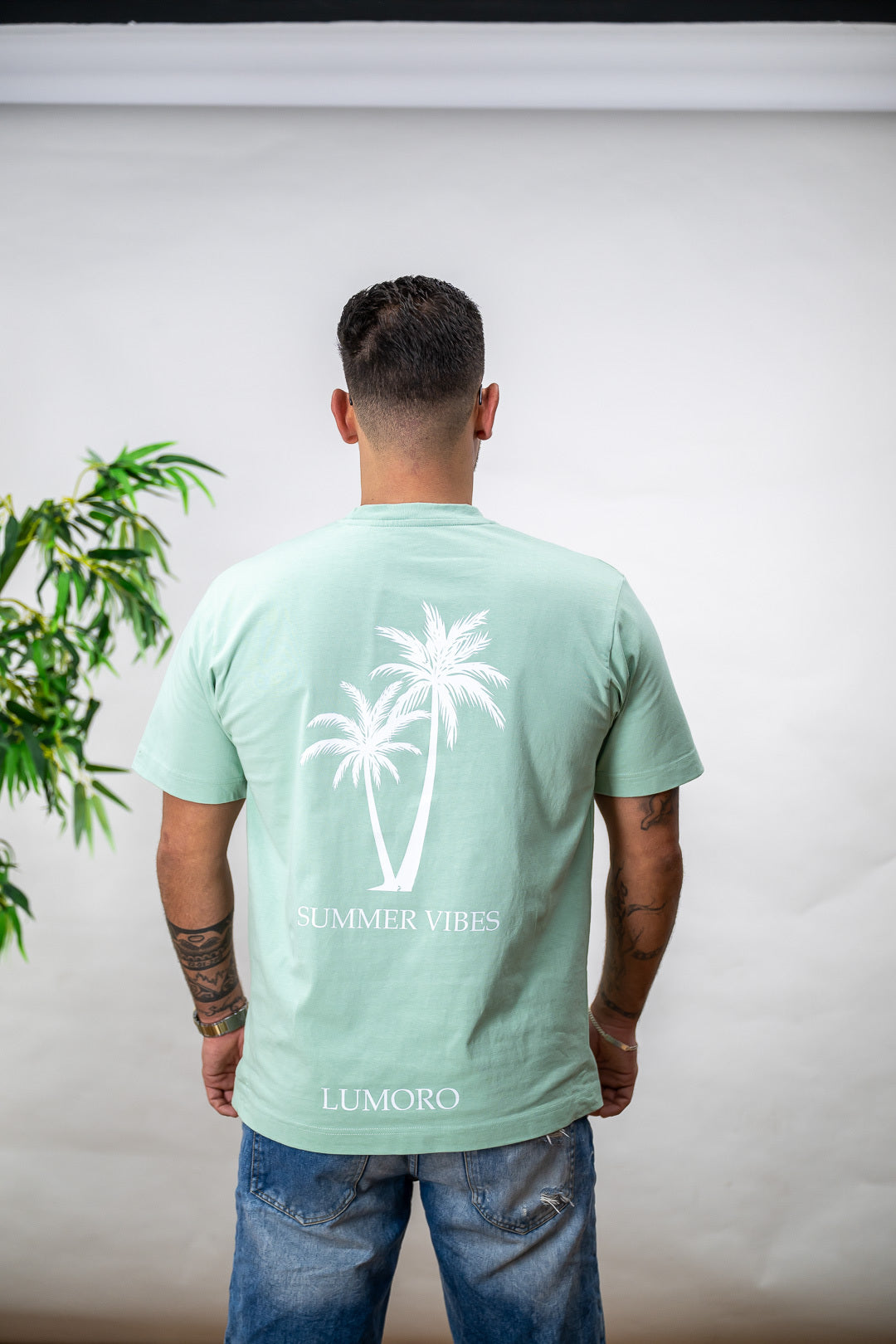 Oversize Shirt „Backprint & Logo Stitch“