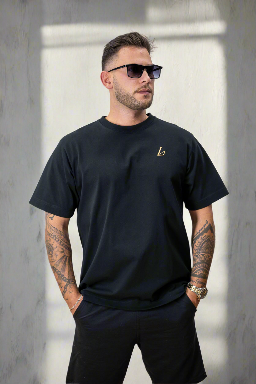 Oversize Shirt „Backprint & Logo Stitch“